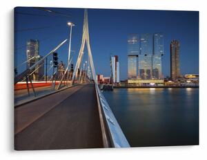 Tablou - Amurg în Rotterdam, Olanda (70x50 cm)