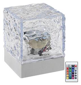 Lampă LED RGB reîncărcabilă de masă Rabalux 76022 CUBIKO LED/1W/5V + telecomandă