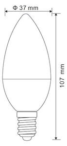 Bec LED dimabil Eglo 10560DCK E14/5W/230V 4000K