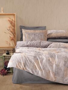 Lenjerie de pat premium satin de lux, Cotton Box, Amentes Grey