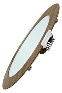 Corp de iluminat LED încastrat CIRCLE LED/12W/230V 4200K 16,7 cm maro