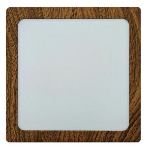 Plafonieră LED BLOCK LED/12W/230V 4200K 16,3x16,3 cm maro