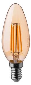 Bec LED FILAMENT AMBER E14/4W/230V 2200K
