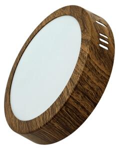 Plafonieră LED RING LED/12W/230V 4200K 16 cm maro