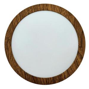 Plafonieră LED RING LED/12W/230V 4200K 16 cm maro