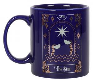 Cana albastra ceramica The Star Tarot 9.5 cm, capacitate 350 ml