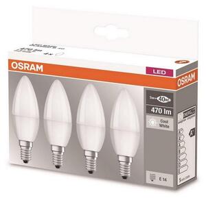 SET 4x bec LED E14/5W/230V 4000K Osram