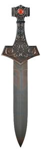 Pumnal decorativ cu panoplie Ciocanul lui Thor 38cm