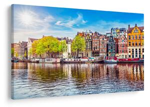 Tablou - Case dansatoare, Amsterdam (90x60 cm)
