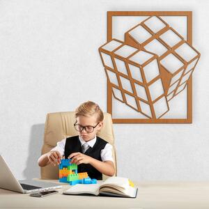 DUBLEZ | Tablou retro pentru birou - Cubul Rubik