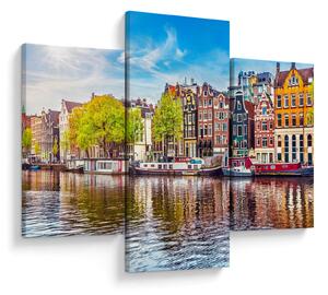 Tablou - Case dansatoare, Amsterdam (90x60 cm)
