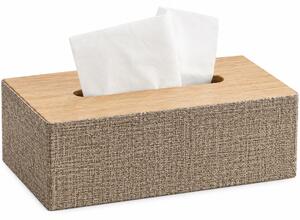 Cutie decorativa Pufo Classic pentru servetele, 25 x 14 cm, bej