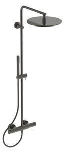 Ideal Standard CeraTherm - Set de duș cu termostat, diametru 30 cm, Magnetic Grey A7589A5