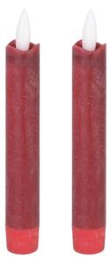 SET 2x lumânare LED Eglo 422216 ANTANABE LED/1xAAA 15 cm roșu
