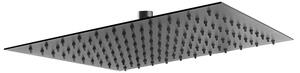Palarie de dus, Ferro, Slim, 30 x 30 cm, negru mat