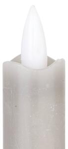 SET 2x lumânare LED Eglo 422222 ANDRAFIABE LED/1xAAA 24,5 cm gri