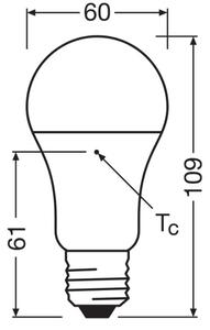 SET 3x bec LED A60 E27/10W/230V 4000K