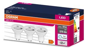SET 3x bec LED Osram PAR16 GU10/6,9W/230V 6500K
