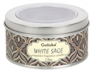 Lumanare din ceara de soia parfumata Goloka - Salvie