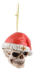 Decoratiune cu agatatoare Santa is Dead 7 cm
