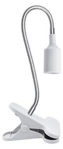 Lampă flexibilă de masă cu clemă PLANTY 1xE27/30W/230V alb