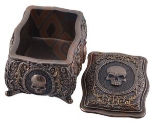 Cutie pentru bijuterii Craniu 14cm