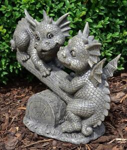 Statueta pentru gradina Dragonei distrandu-se 35 cm