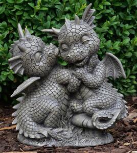 Statueta pentru gradina Dragonei - Prima iubire 28 cm