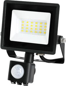 Proiector LED cu senzor MHC LED/20W/230V IP44 6500K negru