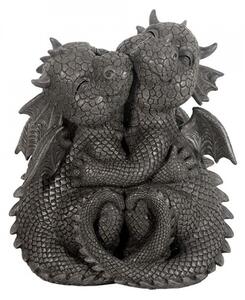 Statueta pentru gradina Dragonei indragostiti 23 cm