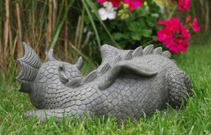 Statueta pentru gradina Dragonei - Mama cu pui 30cm