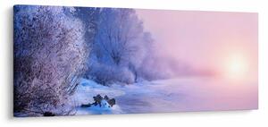 Tablou - Râu înghețat (120x50 cm)