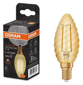 Bec LED Osram VINTAGE E14/2,5W/230V 2400K