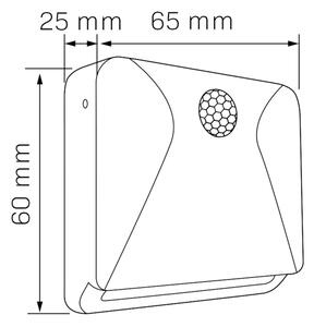 Corp de iluminat LED cu senzor pentru mobilier LED/0,8W/4,5V 3xAAA alb