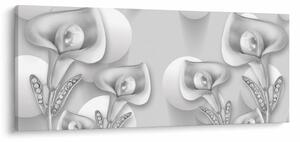 Tablou -Design flori (120x50 cm)