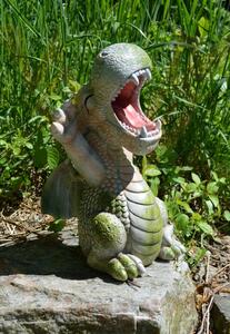 Statueta pentru exterior Gradina magica - Dragonel Fericit 28cm
