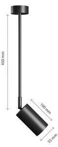 Lustră pe tijă VARIOSA 1xGU10/10W/230V negru