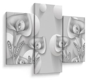 Tablou -Design flori (90x60 cm)