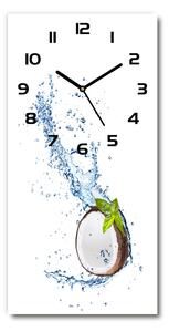 Ceas din sticlă dreptunghiular vertical nucă de cocos