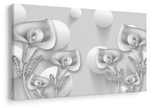 Tablou -Design flori (90x60 cm)