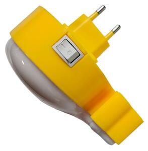 Corp de iluminat LED de veghe pentru copii LED/0,5W/230V balenă