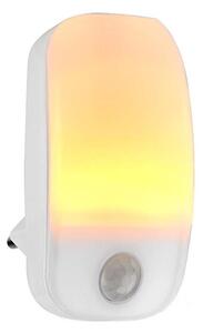 Corp de iluminat LED de orientare, pentru priză, cu senzor Nedis LNLW10WT LED/0,55W/230V
