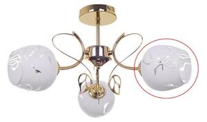 Abajur de rezervă din sticlă pentru lustră Rabalux 5098 FAUNA E27