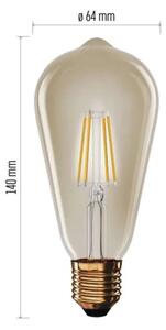 Bec LED VINTAGE ST64 E27/4,5W/230V 2200K