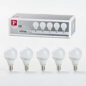 SET 5x bec LED Paulmann 28783 E14/5,5W/230V 2700K