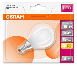 Bec LED Osram STAR E14/6,5W/230V 2700K