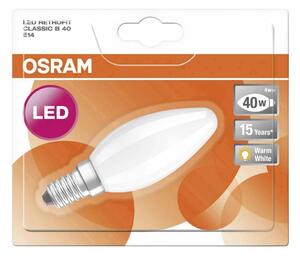 Bec LED RETROFIT B40 E14/4W/230V 2700K - Osram