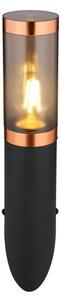 Aplică de exterior Globo 3157BC BOSTON 1xE27/23W/230V IP44 negru/cupru