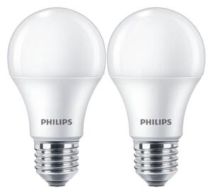 SET 2x bec LED Philips A60 E27/10W/230V 4000K