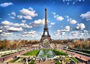 Fototapete, Turnul Eiffel si cerul inorat Art.060016